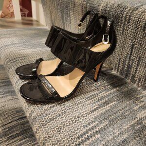 Elegant Black Patent Leather Heels